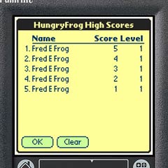 high scores dialog